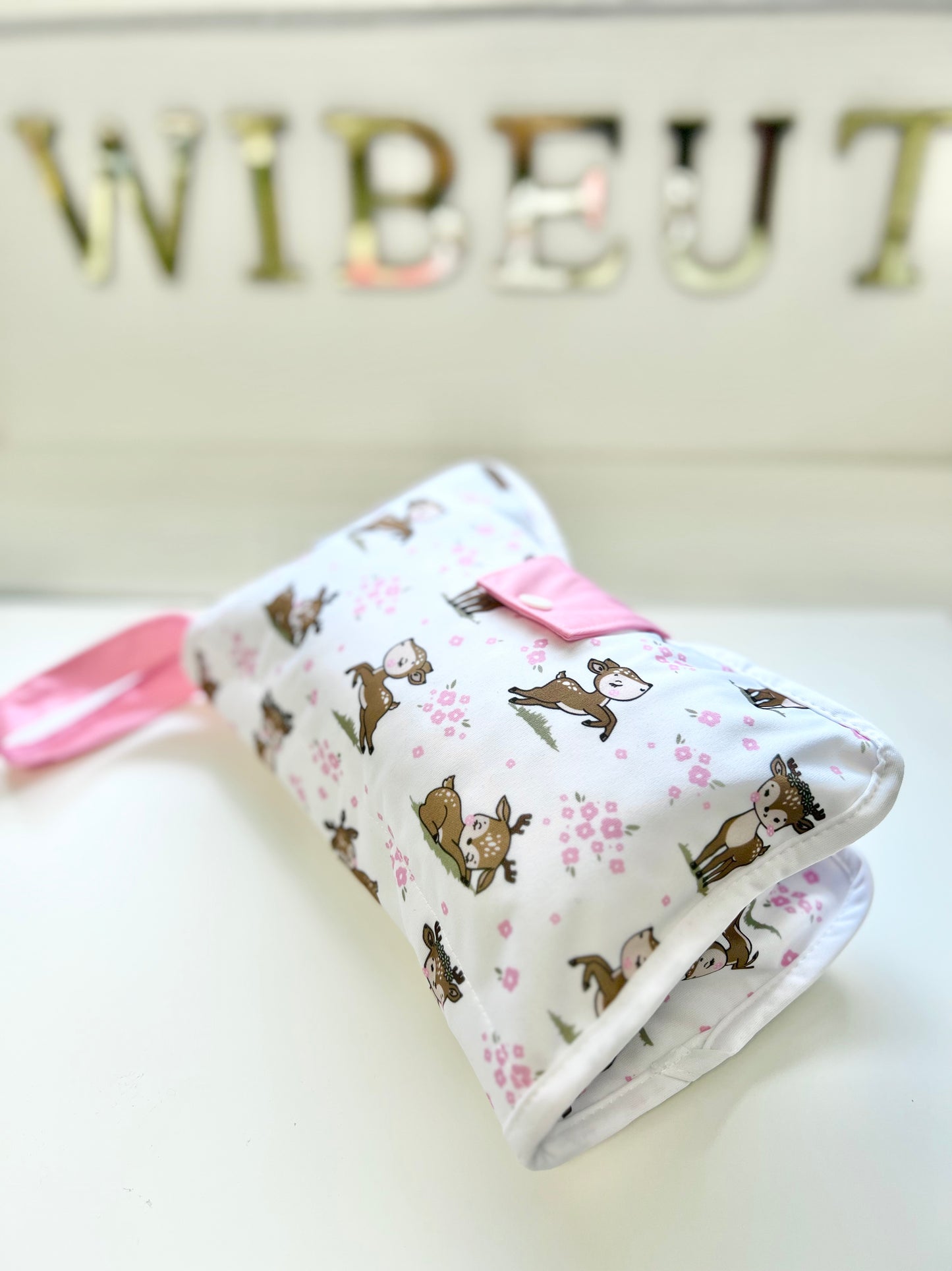 WiBeut® Wickeltasche Reh Rosa