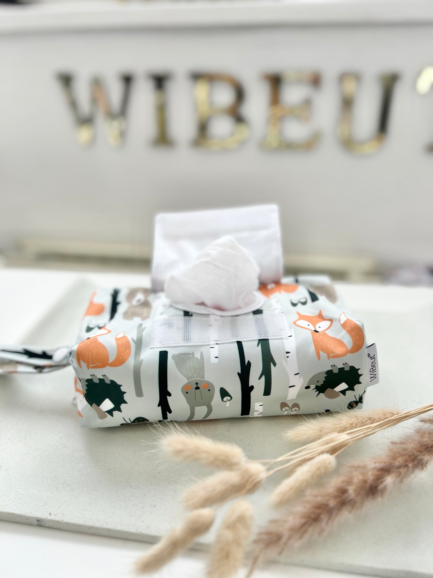 WiBeut® Premium Waldtiere Hellgrün