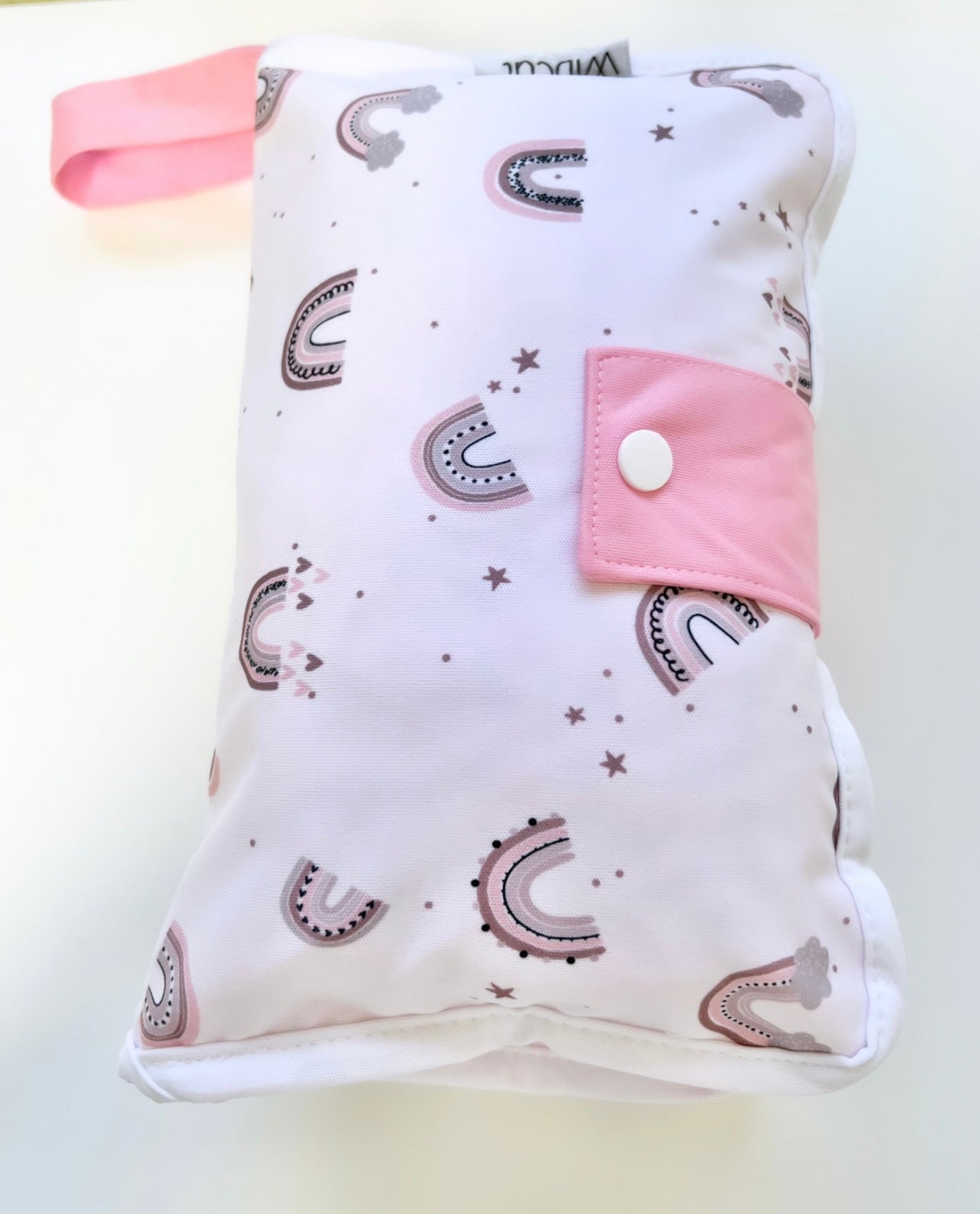 WiBeut® Wickeltasche Regenbogen Rosa