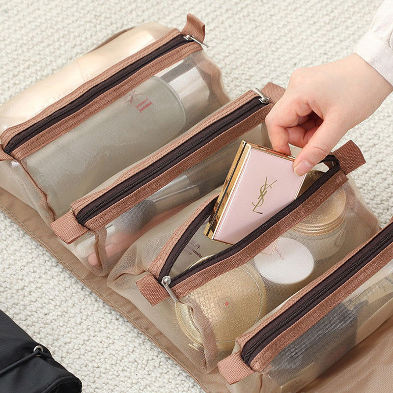 WiBeut® Cosmetic Bag Khaki Gold-Beige
