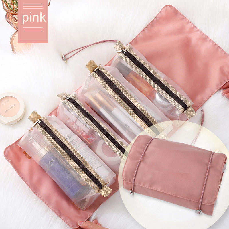 Foldable cosmetic bag best sale